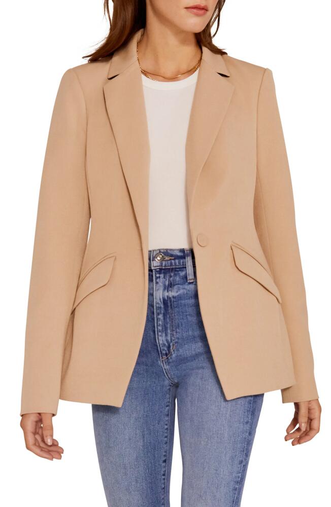 Favorite Daughter Slim Fit Blazer in Beige Cover