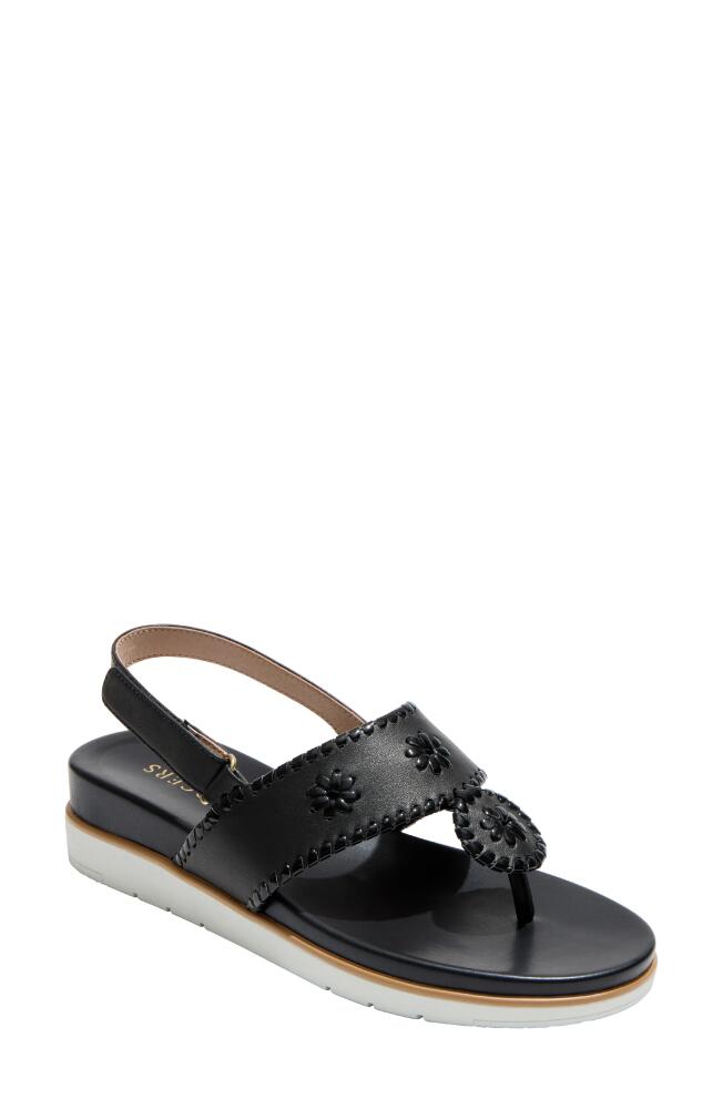 Jack Rogers Jacks Weekend Slingback Sandal in Black Cover