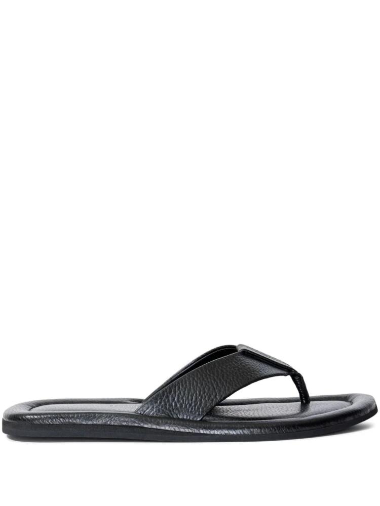 Proenza Schouler Cooper leather flip flops - Black Cover