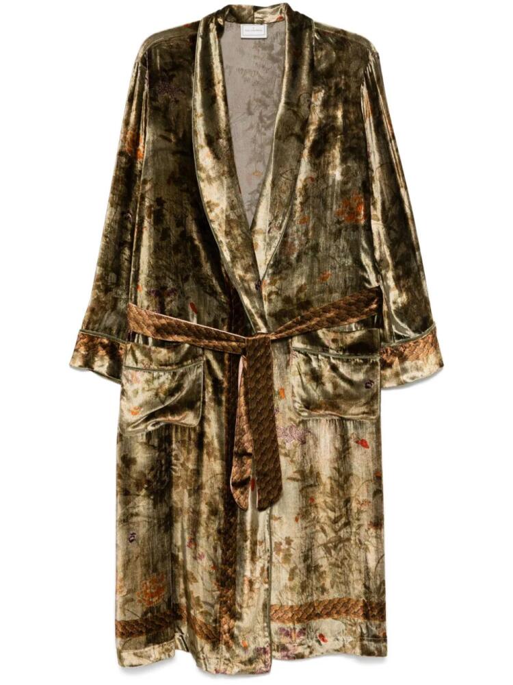 Pierre-Louis Mascia Kanpur dressing gown - Green Cover