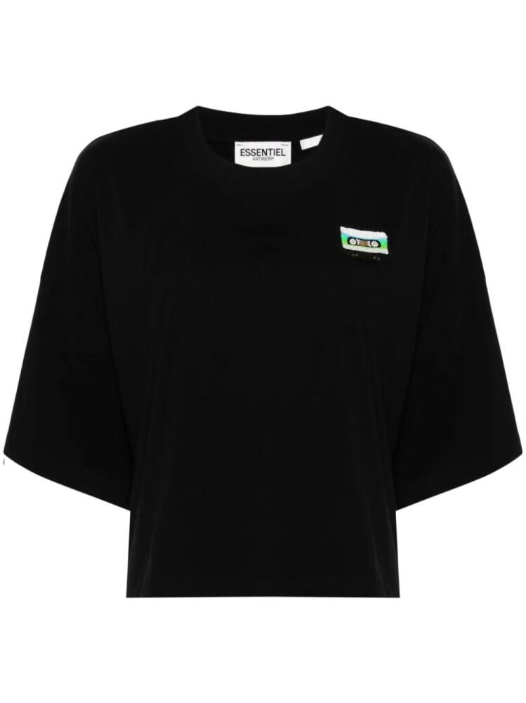 Essentiel Antwerp Glycine T-shirt - Black Cover