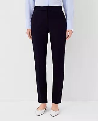 Ann Taylor The Button Tab High Rise Eva Ankle Pant - Curvy Fit Cover