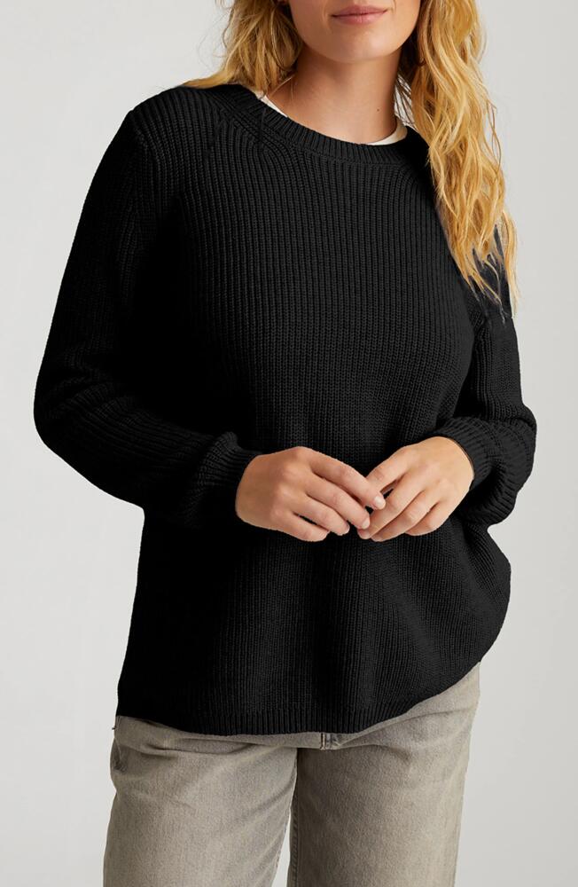 525 Emma High-Low Sweater in Black Cover