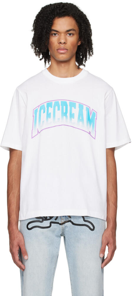 ICECREAM White College T-Shirt Cover