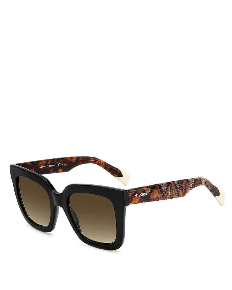 Missoni Fabric Eyewear Prescription Compatible Square Sunglasses, 52mm Cover