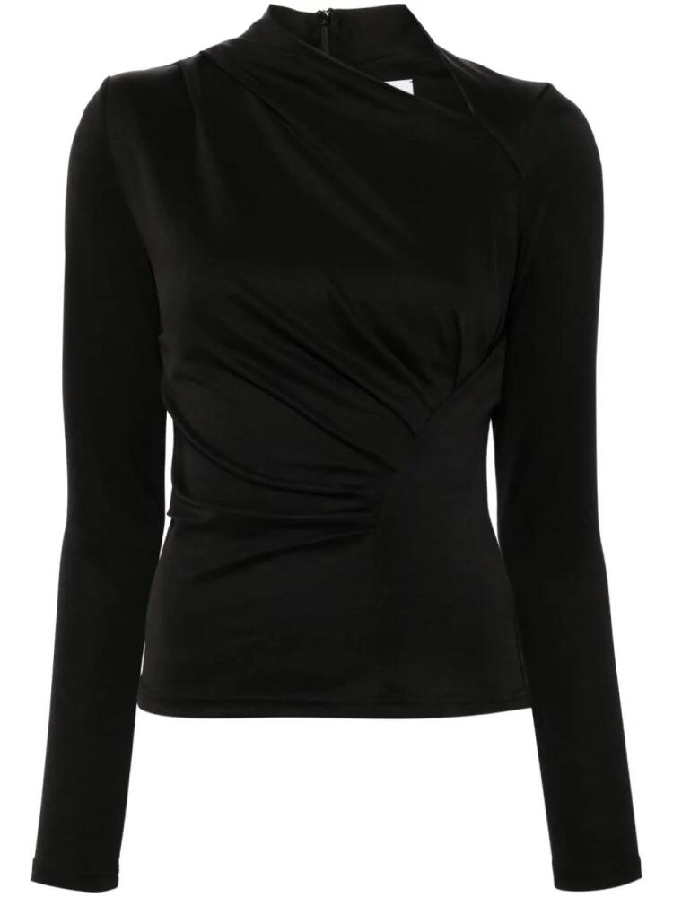 Acler draped longsleeve blouse - Black Cover