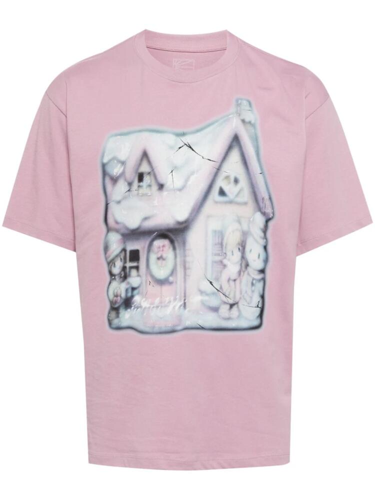 RASSVET Kyler Tale cotton T-shirt - Pink Cover