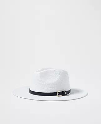 Ann Taylor Belted Straw Hat Cover