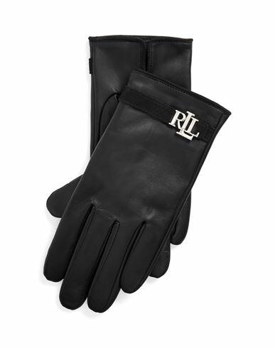 Lauren Ralph Lauren Woman Gloves Black Sheepskin Cover