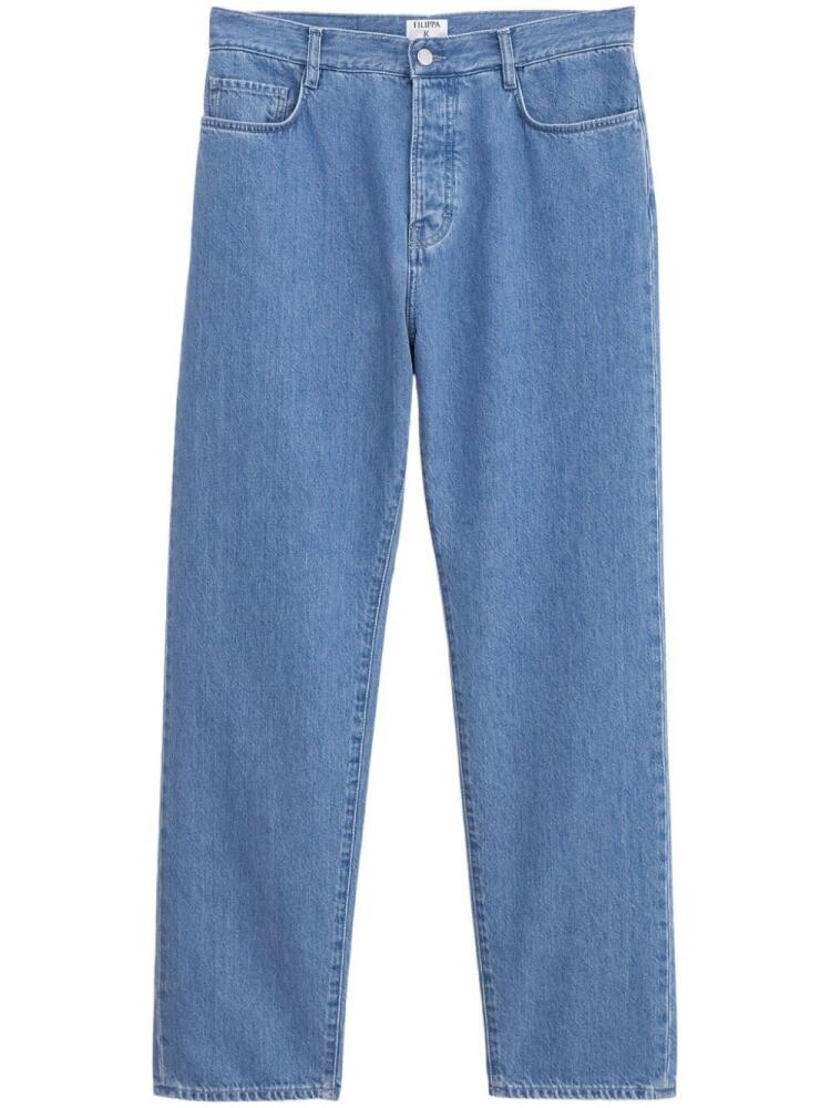 Filippa K tapered cropped jeans - Blue Cover