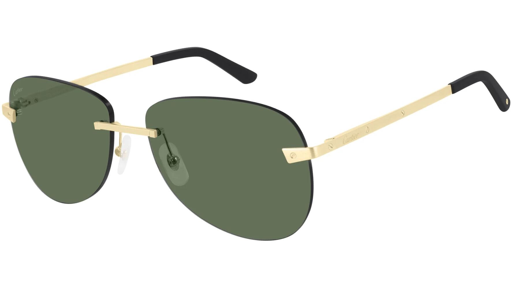 Cartier Green Pilot Unisex Sunglasses Cover