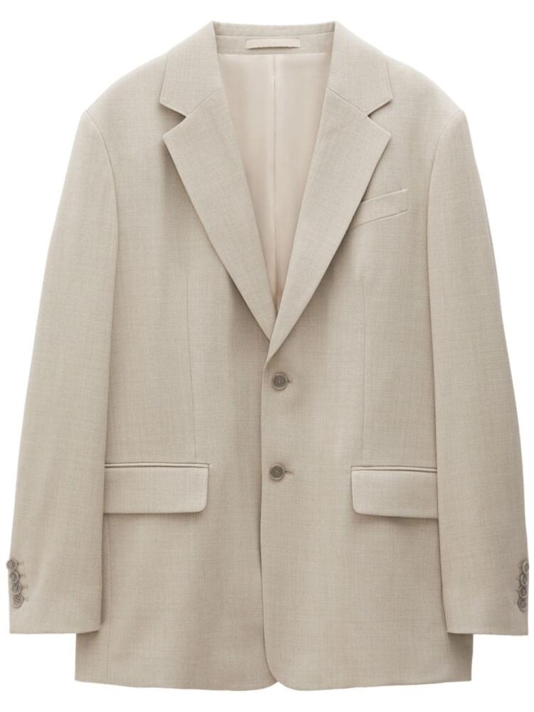 Filippa K single-breasted mélange blazer - Neutrals Cover