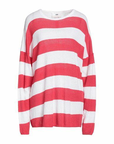 Solotre Woman Sweater Red Cotton, Polyamide Cover