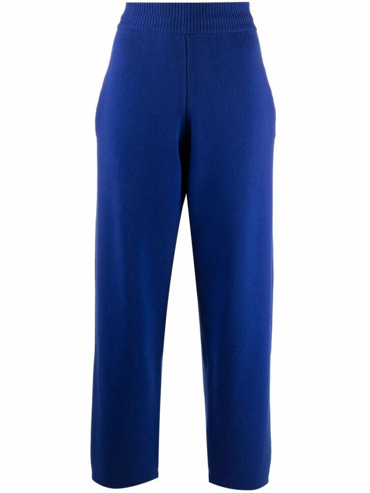 Barrie high-rise track trousers - Blue Cover