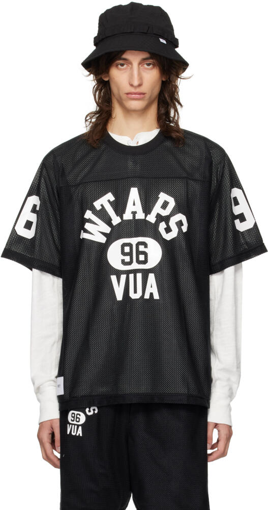 WTAPS Black QB T-Shirt Cover