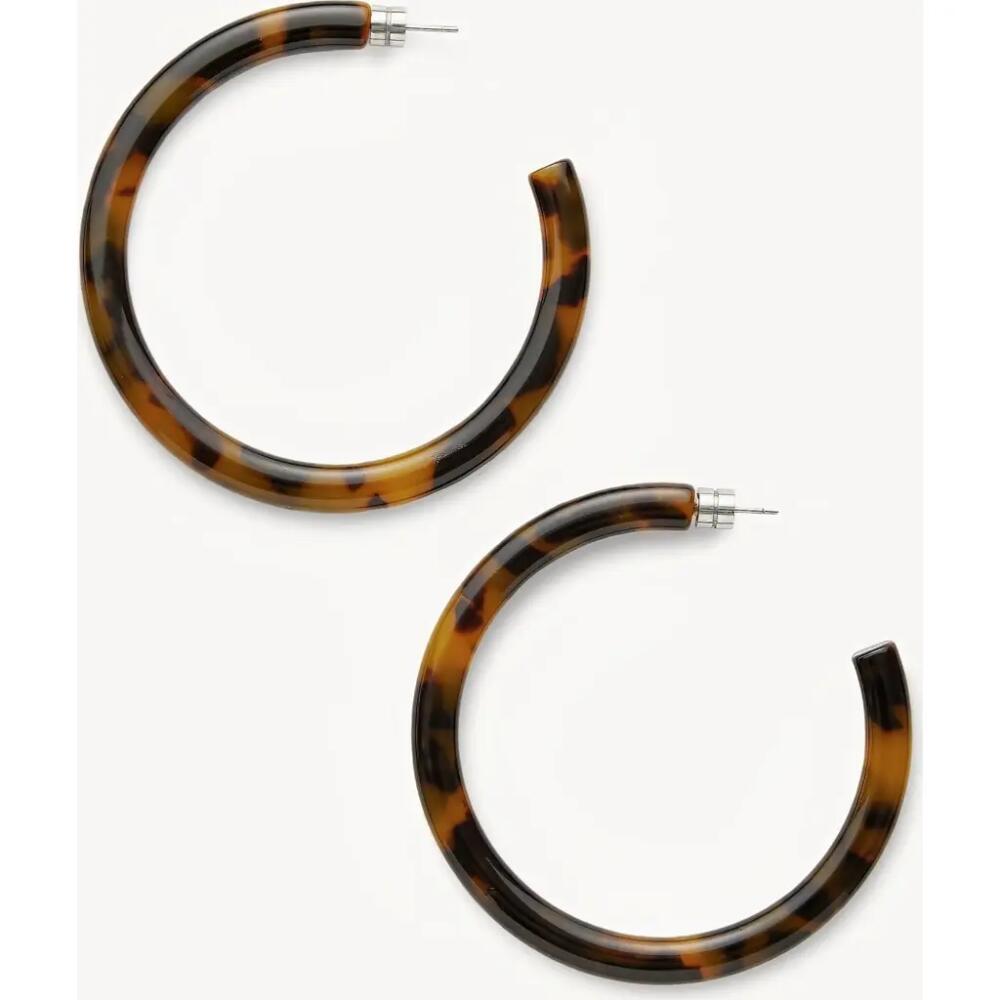 MACHETE Bold Hoops in Classic Tortoise Cover