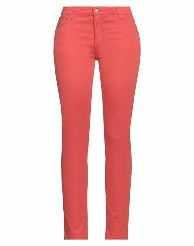 Paul & Joe Woman Pants Orange Cotton, Elastane Cover