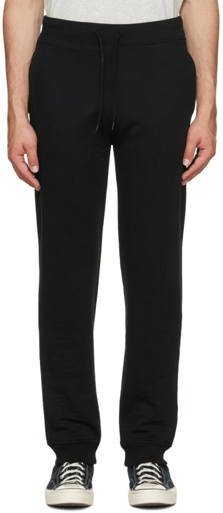 A.P.C. Black Cotton Lounge Pants Cover