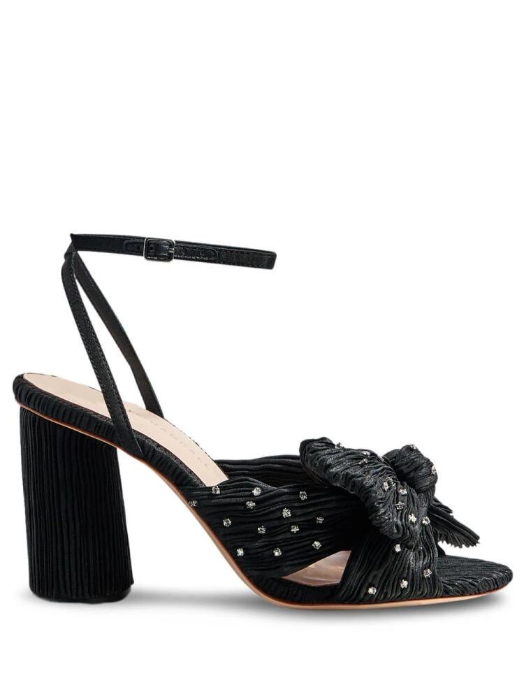 Loeffler Randall Camellia crystal-embellished sandals - Black Cover