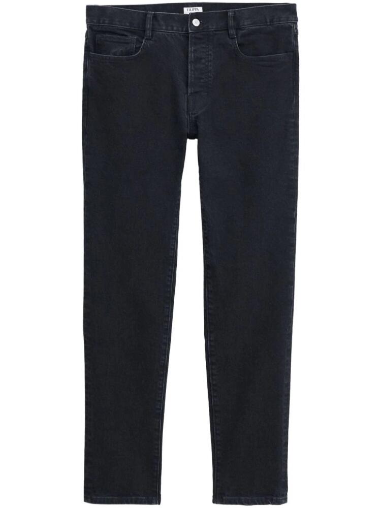 Filippa K washed straight-jeans - Black Cover