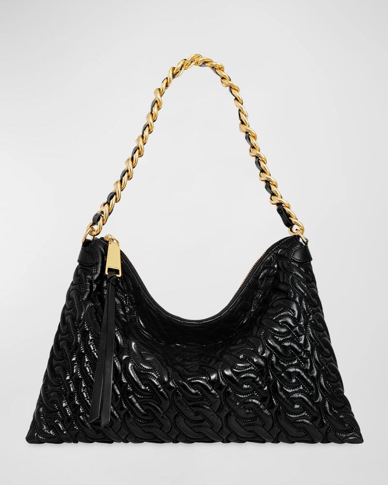 Rebecca Minkoff Edie Quilted Leather Chain Shoulder Bag Cover