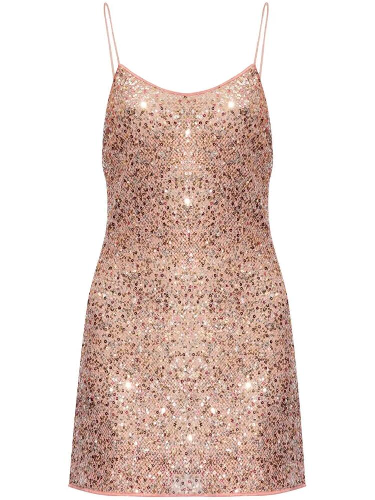 Oséree sequin-embellished mini dress - Pink Cover