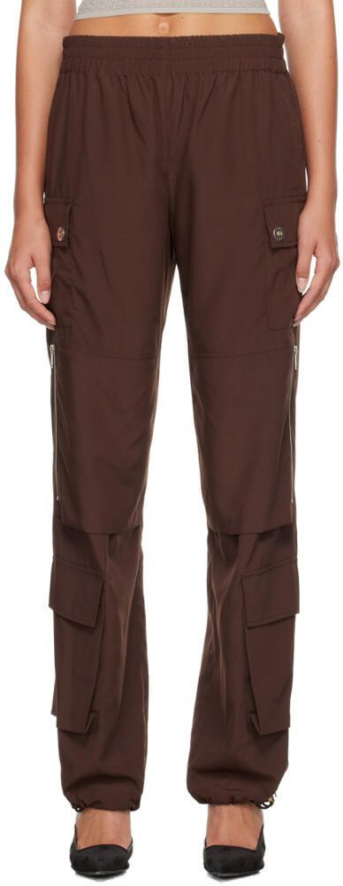 Dion Lee Brown Pocket Cargo Trousers Cover