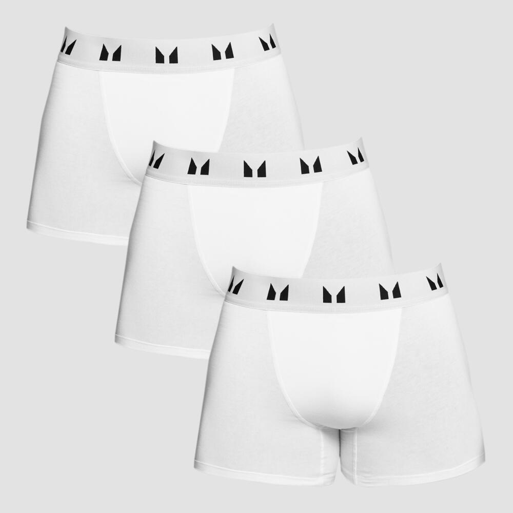 MP Men's Boxers - White (3 Pack) Cover