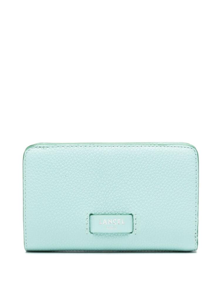 Lancel logo-stamp leather wallet - Blue Cover