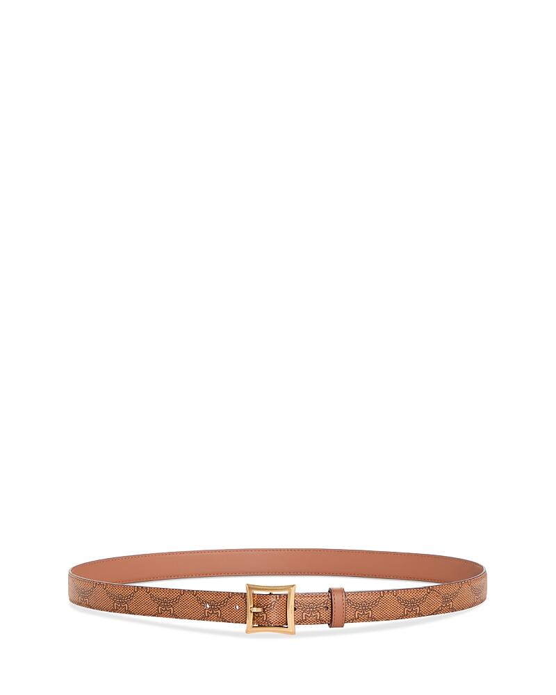 Mcm Women's Aren Monogram Belt Cover