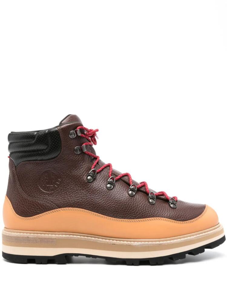 Moncler Peka Trek leather hiking boots - Brown Cover