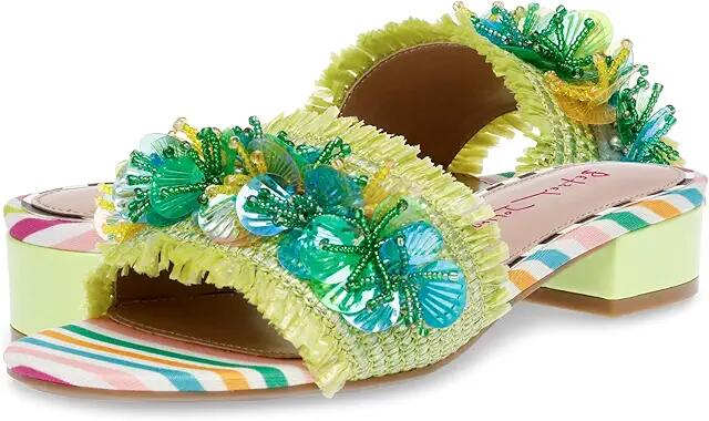 Blue by Betsey Johnson Peyten (Green Multi) Women's 1-2 inch heel Shoes Cover