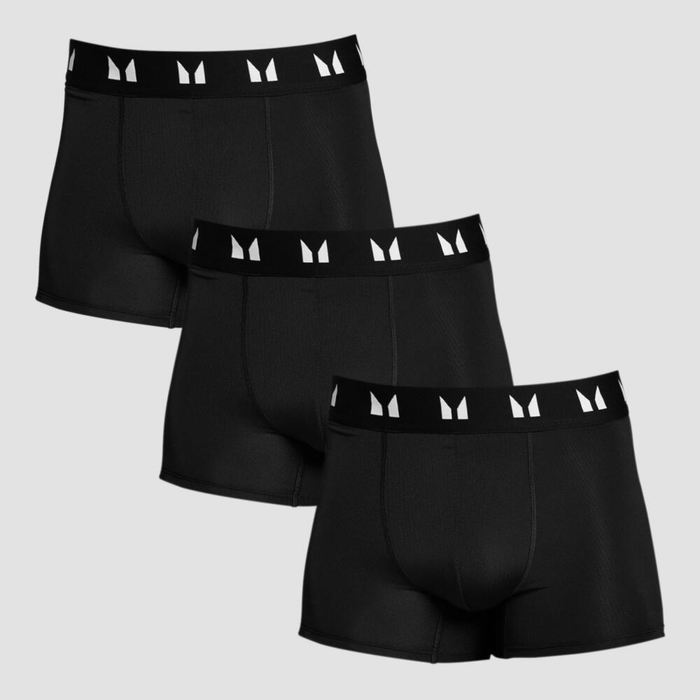 MP Men's Technical Boxers (3 Pack) - Black Cover