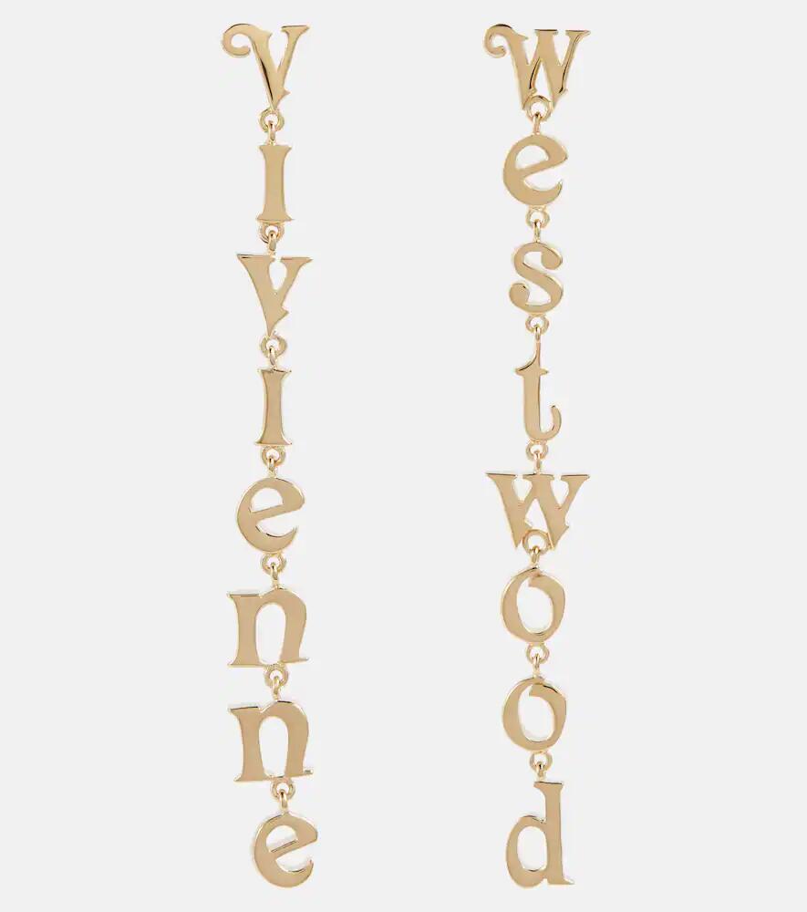 Vivienne Westwood Raimunda logo drop earrings Cover