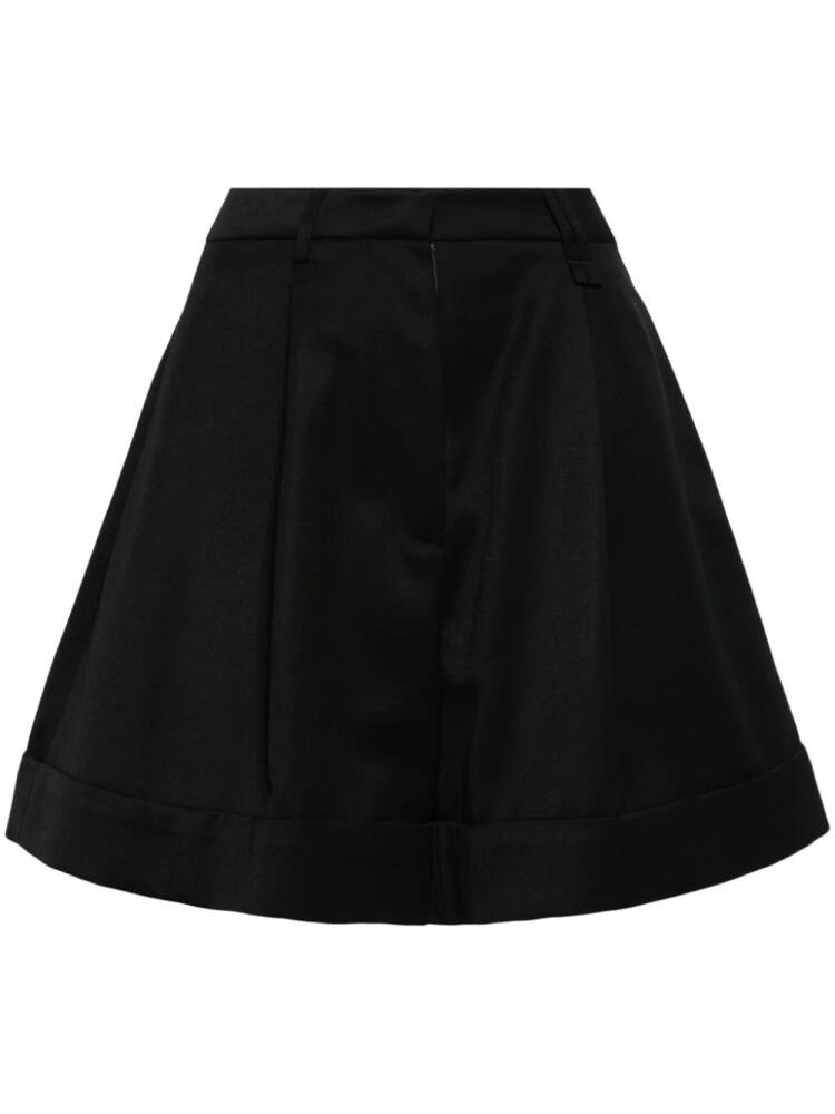 Simone Rocha high-rise flared shorts - Black Cover