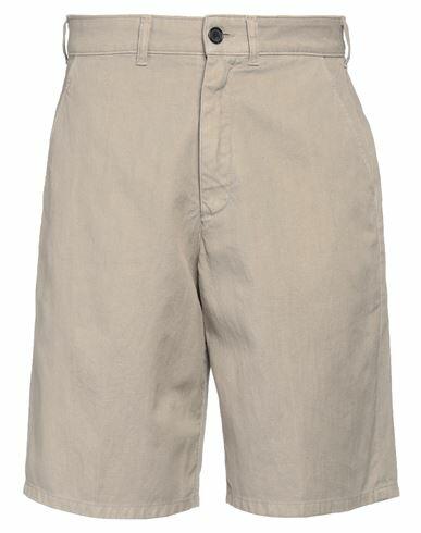 Department 5 Man Shorts & Bermuda Shorts Beige Cotton, Linen Cover