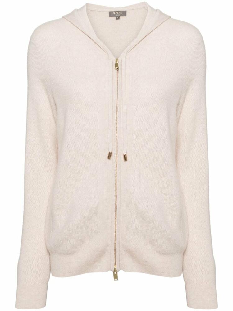 N.Peal Honeycomb knit hoodie - Neutrals Cover