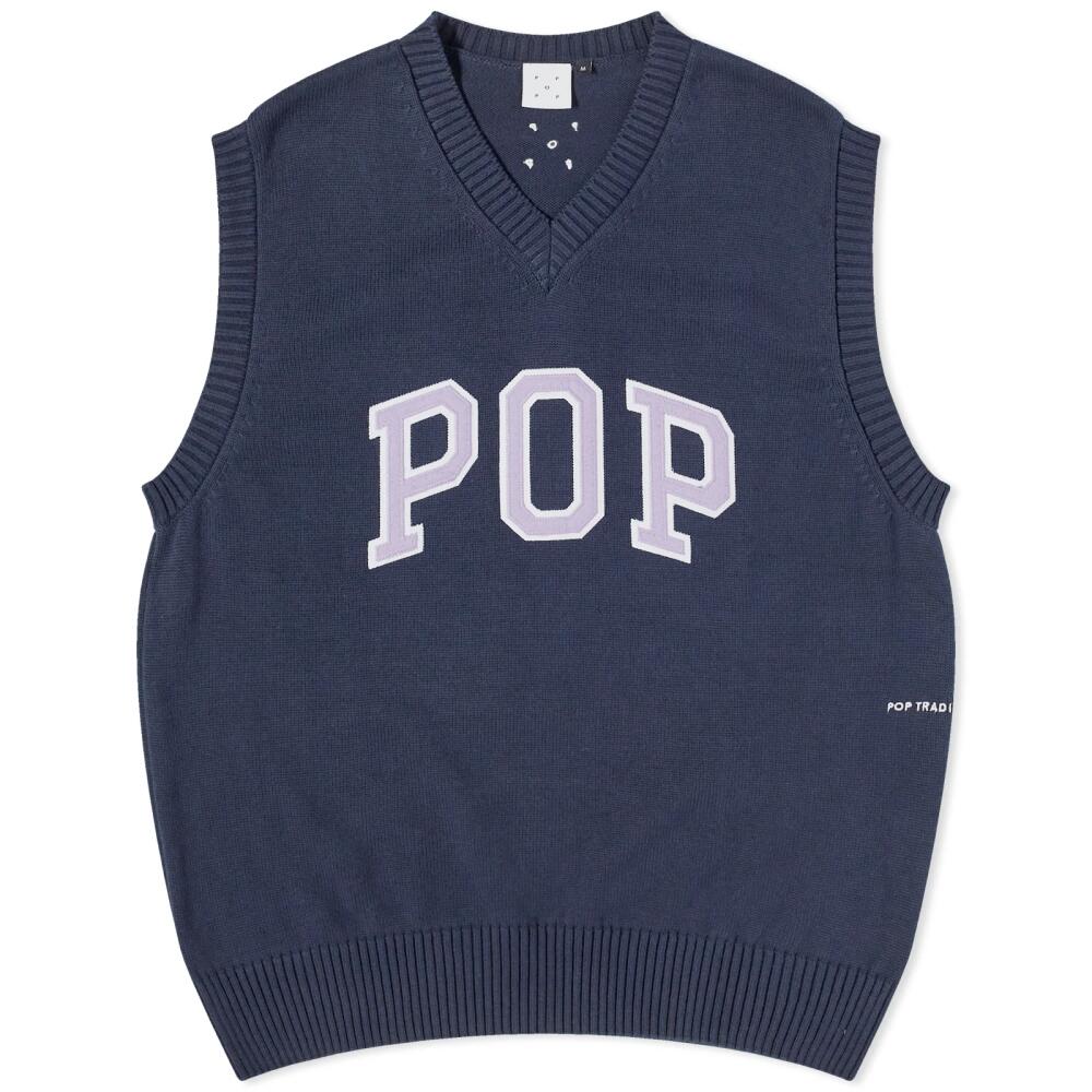 POP Trading Company Men's Arch Spencer Knit in Navy Cover