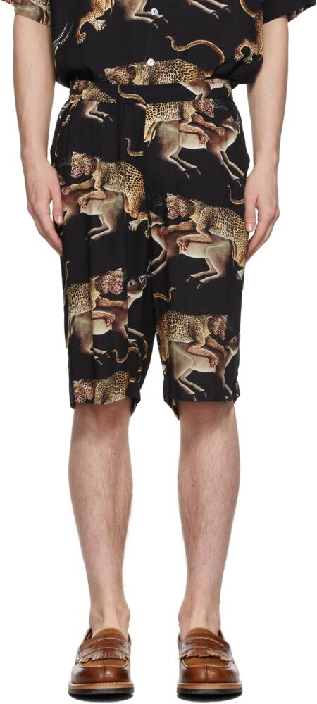 Endless Joy Black Leopard Shorts Cover