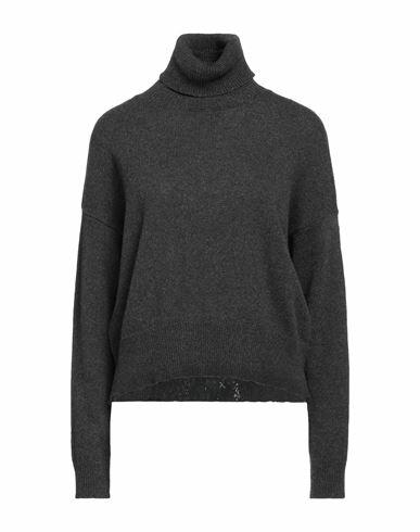 Aragona Woman Turtleneck Steel grey Cashmere Cover