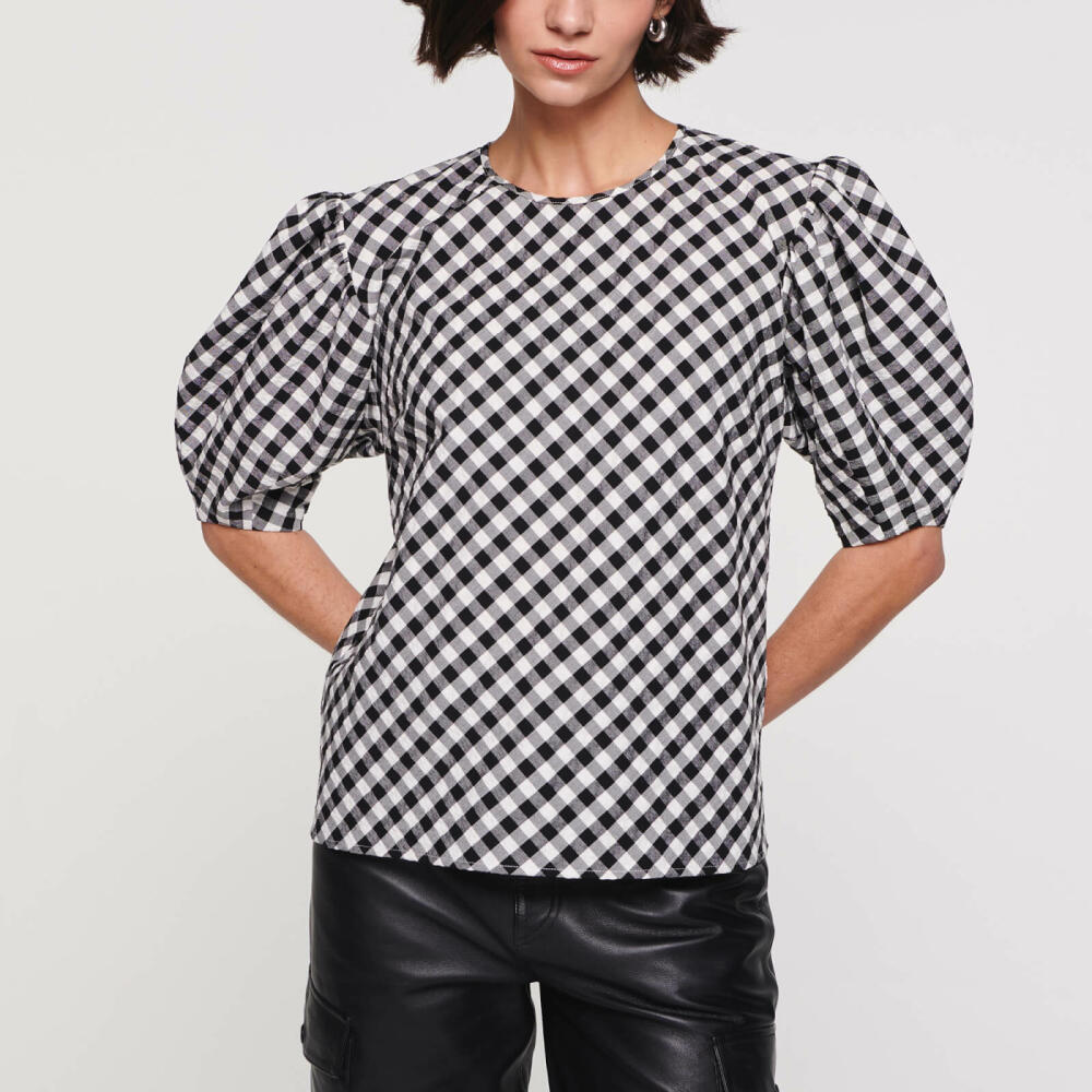 Aligne Hicks Gingham Seersucker Blouse - EU 36/UK 8 Cover