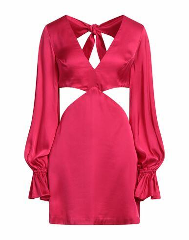 La Semaine Paris Woman Mini dress Fuchsia Viscose Cover