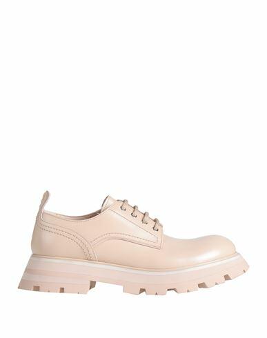 Alexander Mcqueen Woman Lace-up shoes Blush Soft Leather Cover