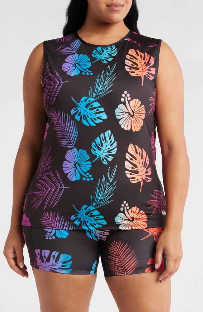 TomboyX Swim Tank Top in Tropadelic Cover