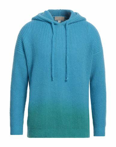 120% Lino Man Sweater Turquoise Mohair wool, Polyamide, Linen, Cashmere, Wool Cover