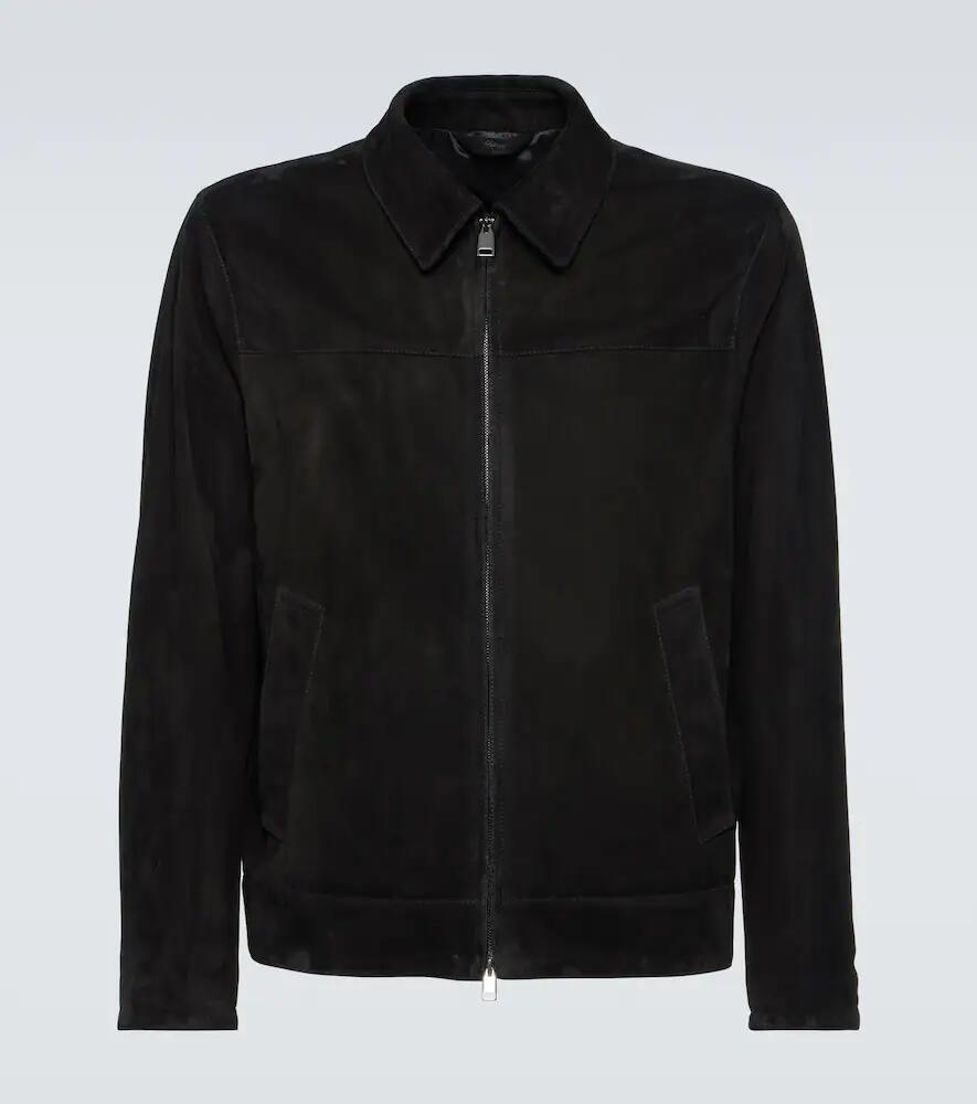 Brioni Suede blouson jacket Cover