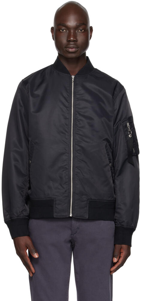 rag & bone Black Manston Bomber Jacket Cover