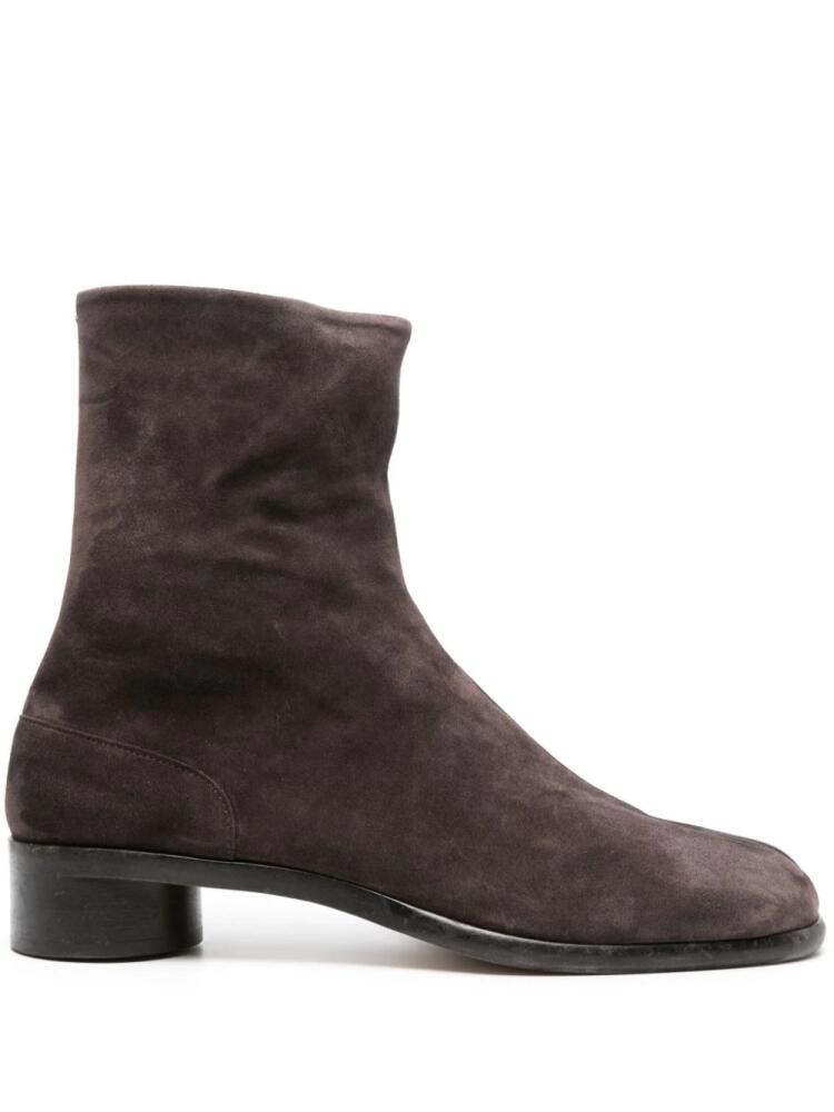 Maison Margiela Tabi suede ankle boots - Brown Cover