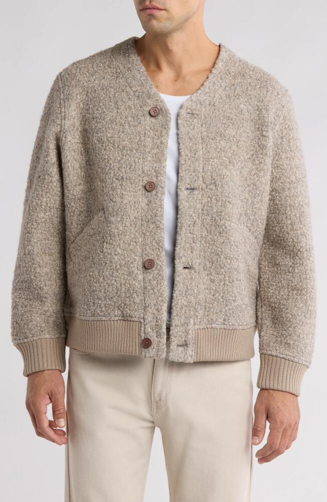 Wax London Tor Wool Belne Chenille Cardigan in Natural Cover