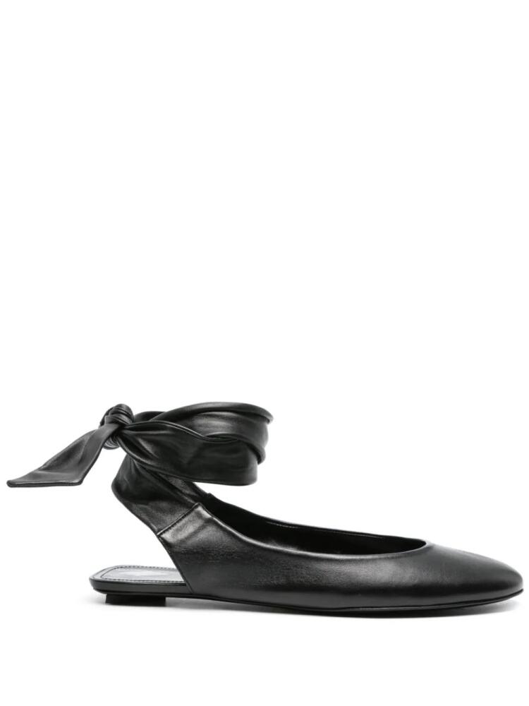 The Attico Cloe ballerina shoes - Black Cover